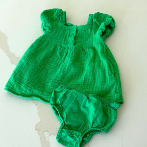 Cat & Jack Gauze Dress with bloomers NWOT